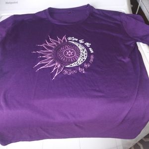 "Live by the sun love by the moon tshirt